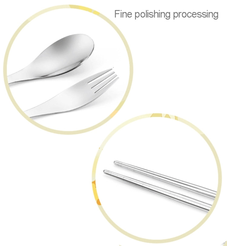 Three-Piece Outdoor Cutlery, Fluorescent green, Orange, Purple, Big Red, Light blue, Dark blue, Rose Red, Grass green