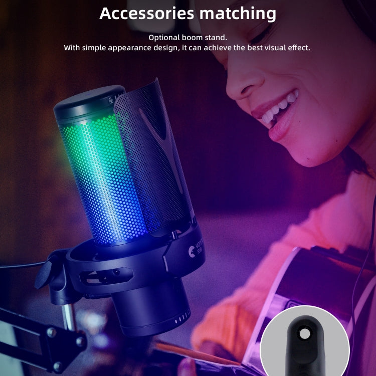 Yanmai GM7 USB Gaming Laptop Microphone with RGB Light - HoMEdemic™ 