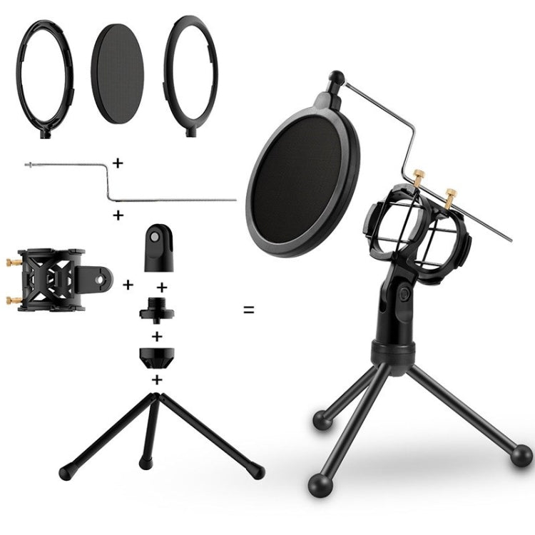 Yanmai PS-3 Mini Portable Microphone Anti-network Shockproof Desktop Stand - HoMEdemic™ 