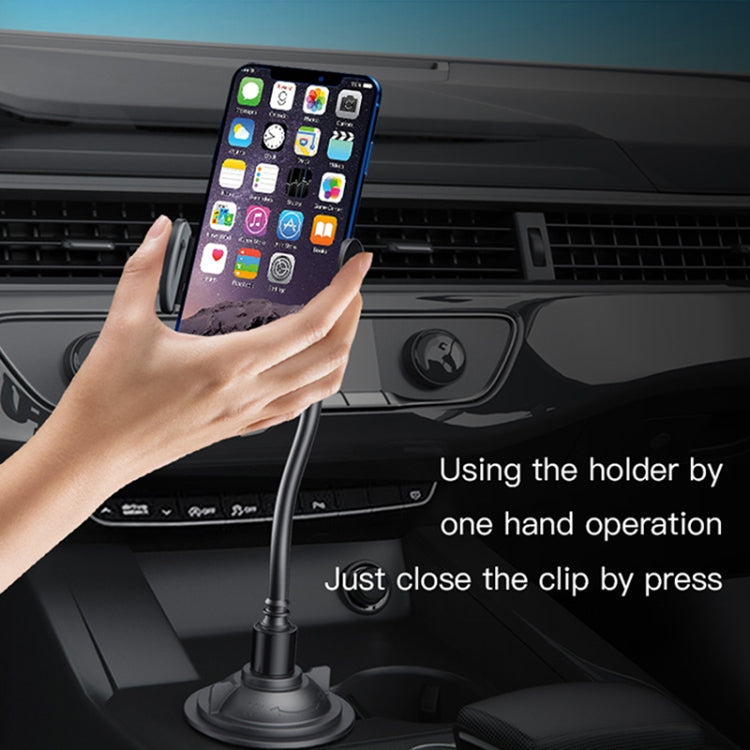 Yesido C112 Universal Car Water Cup Holder Telescopic Hose Phone Holder(Black) - HoMEdemic™ 