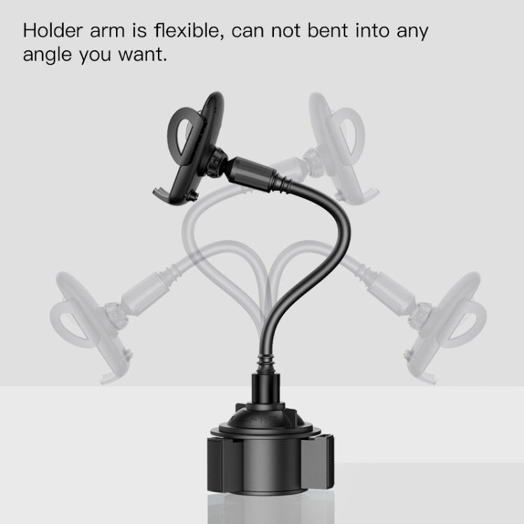 Yesido C112 Universal Car Water Cup Holder Telescopic Hose Phone Holder(Black) - HoMEdemic™ 