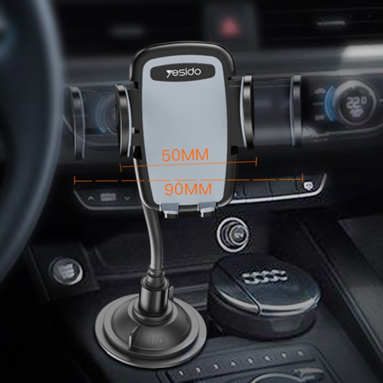 Yesido C112 Universal Car Water Cup Holder Telescopic Hose Phone Holder(Black) - HoMEdemic™ 
