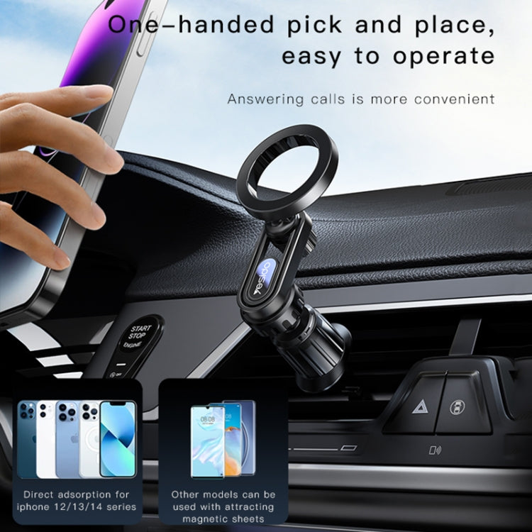 Yesido C157 Strong Magnetic Car Air Vent Phone Holder (Black) - HoMEdemic™ 