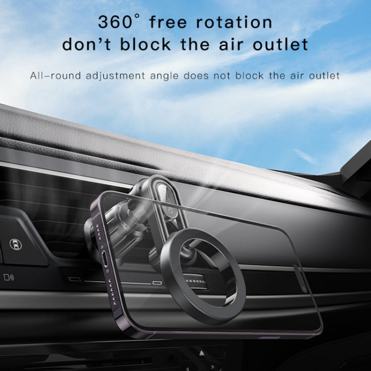 Yesido C157 Strong Magnetic Car Air Vent Phone Holder (Black) - HoMEdemic™ 
