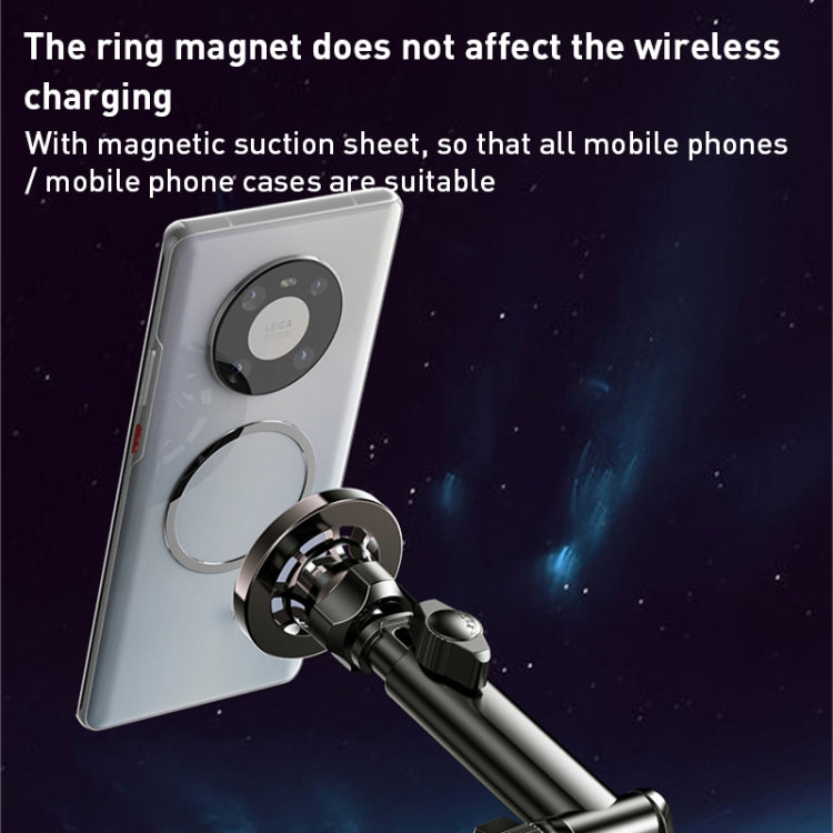 Yesido C158 2 in 1 Magnetic Ring Car Dashboard Air Vent Phone Holder (Black) - HoMEdemic™ 