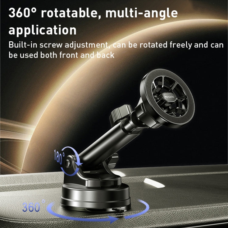 Yesido C158 2 in 1 Magnetic Ring Car Dashboard Air Vent Phone Holder (Black) - HoMEdemic™ 