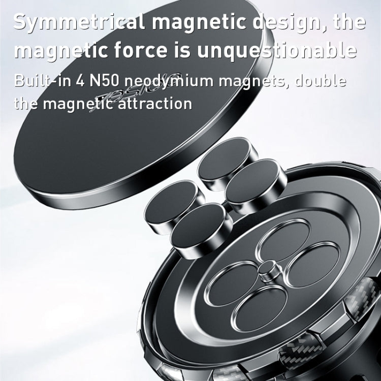 Yesido C160 Suction Cup Type Telescopic Rod Magnetic Car Phone Holder (Black) - HoMEdemic™ 
