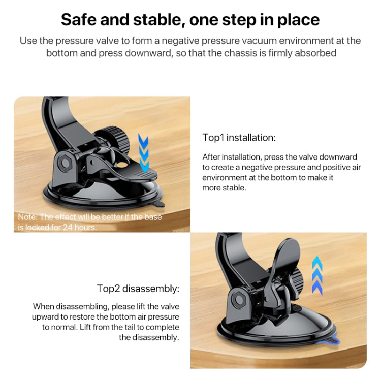 Yesido C177 Mini Suction Cup Type Magsafe Magnetic Car Holder - HoMEdemic™ 