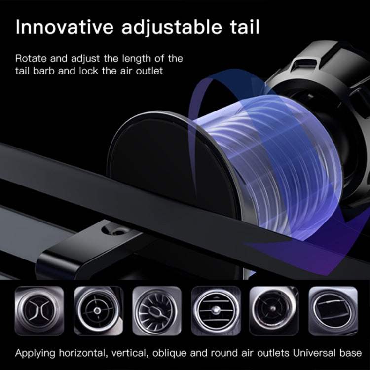 Yesido C190 15W Magsafe Magnetic Car Air Vent Wireless Charger(Black) - HoMEdemic™ 