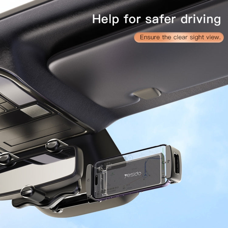 Yesido C196 Car Rearview Mirror Using Phone Holder(Black) - HoMEdemic™ 