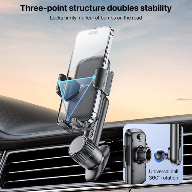 Yesido C242 Adjustable Car Air Vent Mechanical Phone Clip Holder - HoMEdemic™ 