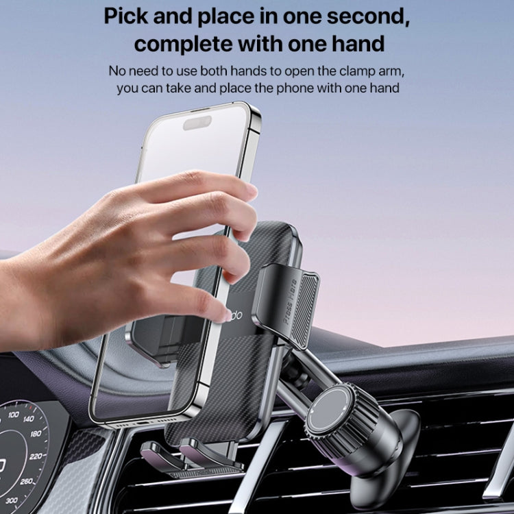 Yesido C242 Adjustable Car Air Vent Mechanical Phone Clip Holder - HoMEdemic™ 