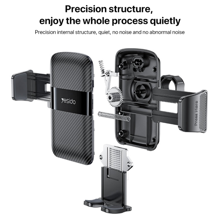 Yesido C242 Adjustable Car Air Vent Mechanical Phone Clip Holder - HoMEdemic™ 