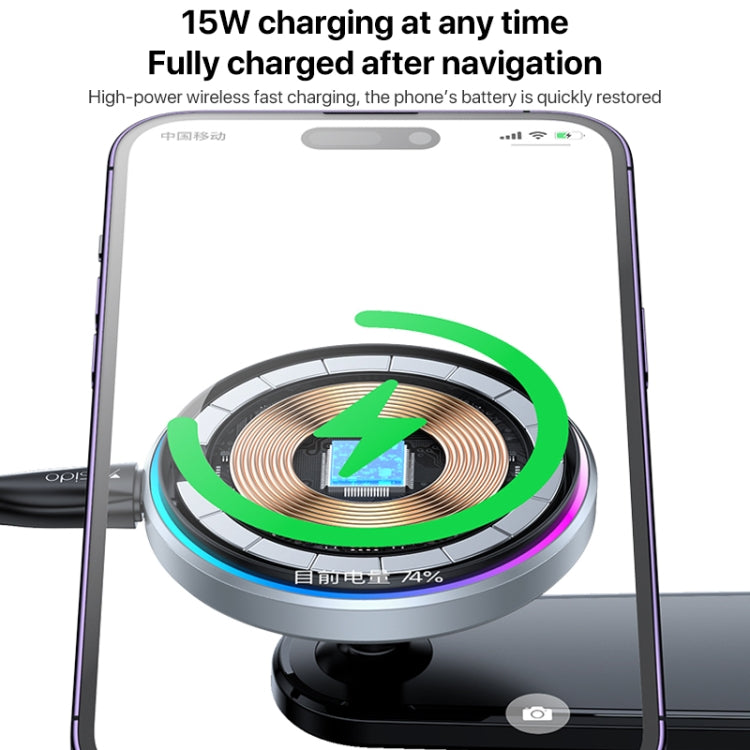 Yesido C292 15W Magnetic Suction Wireless Charging Car Holder - HoMEdemic™ 
