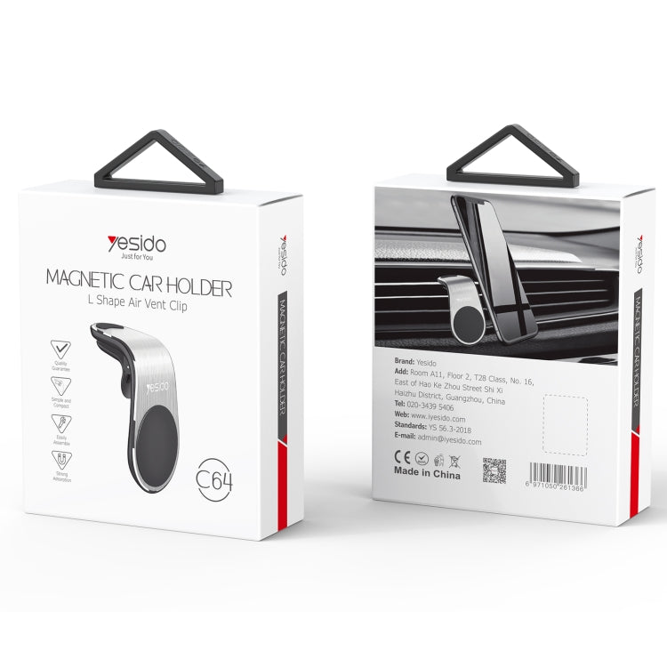 Yesido C64 Car Air Vent Strong Magnetic Phone Holder(Black) - HoMEdemic™ 