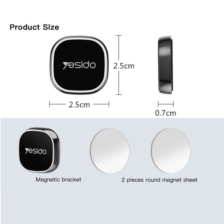 Yesido C81 Car Dashboard Mini Strong Magnetic Phone Holder(Black) - HoMEdemic™ 