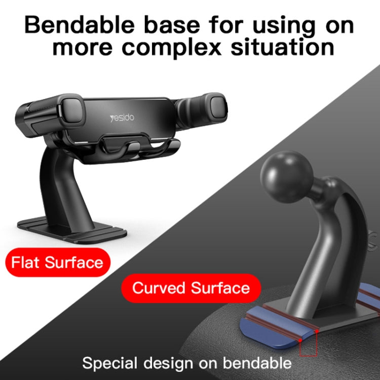 Yesido C90 Car Center Console Paste Magnetic Gravity Mobile Phone Holder(Black) - HoMEdemic™ 