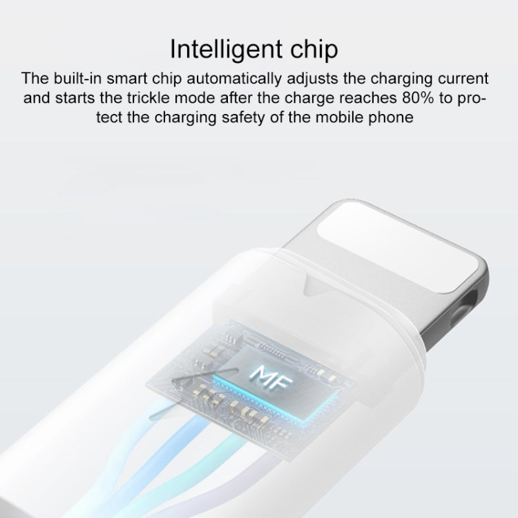 Yesido CA120L 2A USB to 8 Pin Fast Charging Data Cable, Length:1m - HoMEdemic™ 