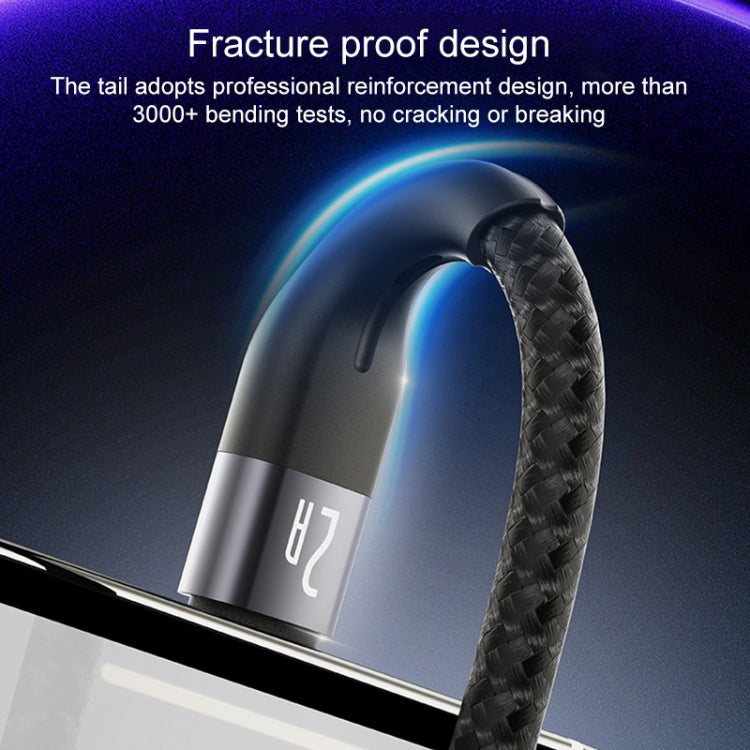 Yesido CA121L 2A USB to 8 Pin Fast Charging Data Cable, Length:1m - HoMEdemic™ 