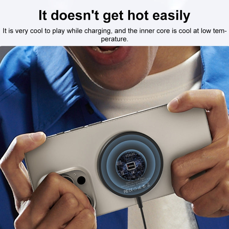 Yesido DS21 15W Detachable Magnetic Wireless Charger(Black) - HoMEdemic™ 