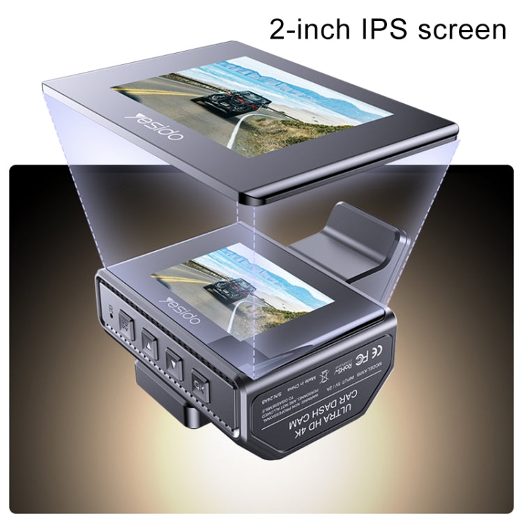 Yesido KM15 4K Dual Dash Camera Driving Recorder - HoMEdemic™ 