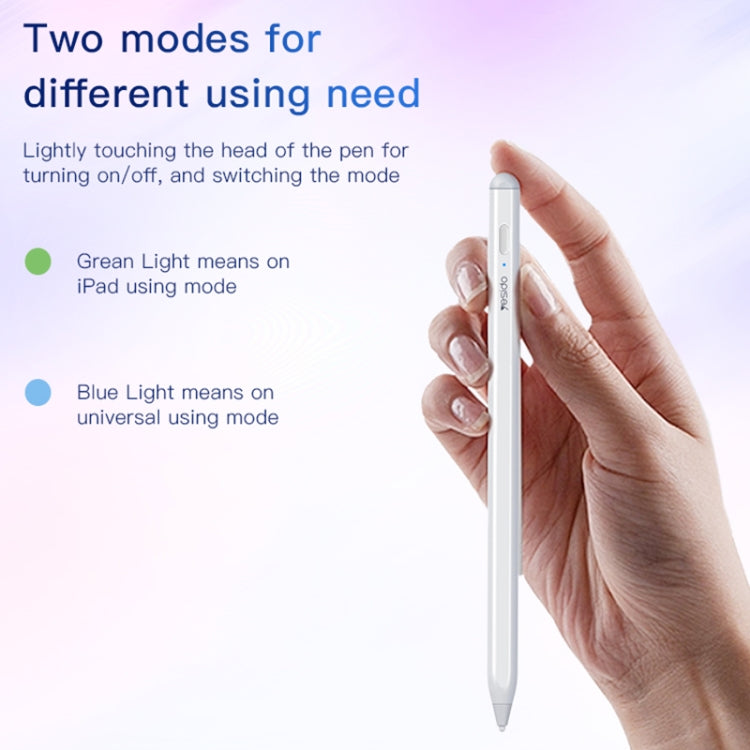 Yesido ST10 Dual Mode Active Magnetic Capacitive Stylus(White) - HoMEdemic™ 