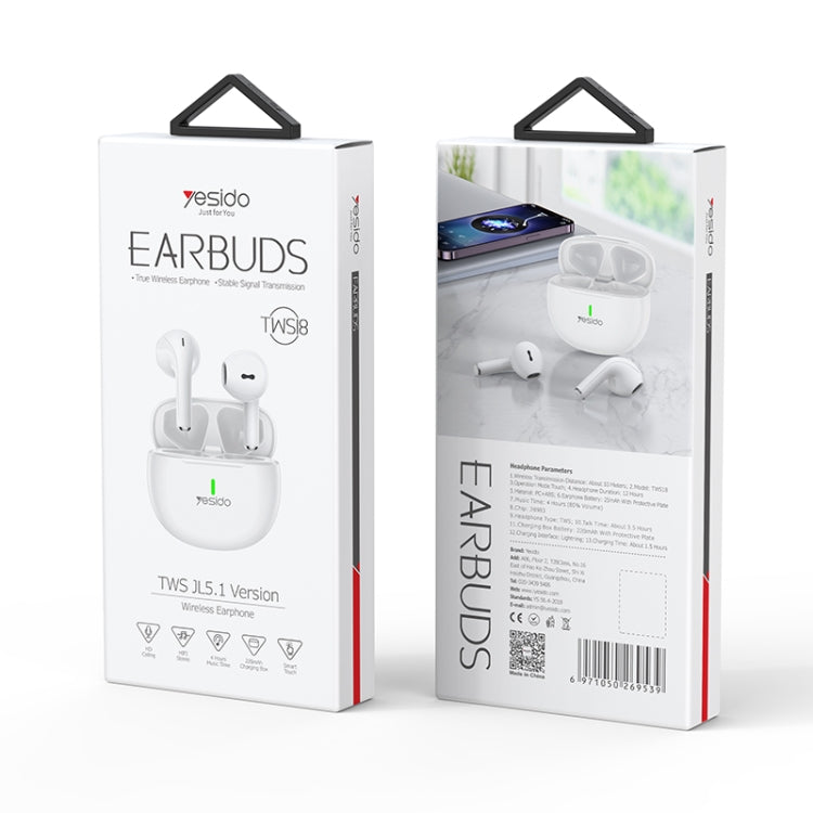 Yesido TWS18 Bluetooth 5.1 True Wireless Stereo Wireless Bluetooth Earphone - HoMEdemic™ 