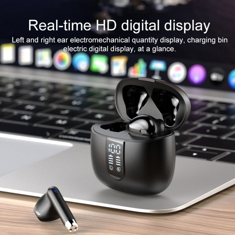 Yesido TWS22 Bluetooth 5.3 LED Digital Display TWS Wireless Bluetooth Earphone (Black) - HoMEdemic™ 