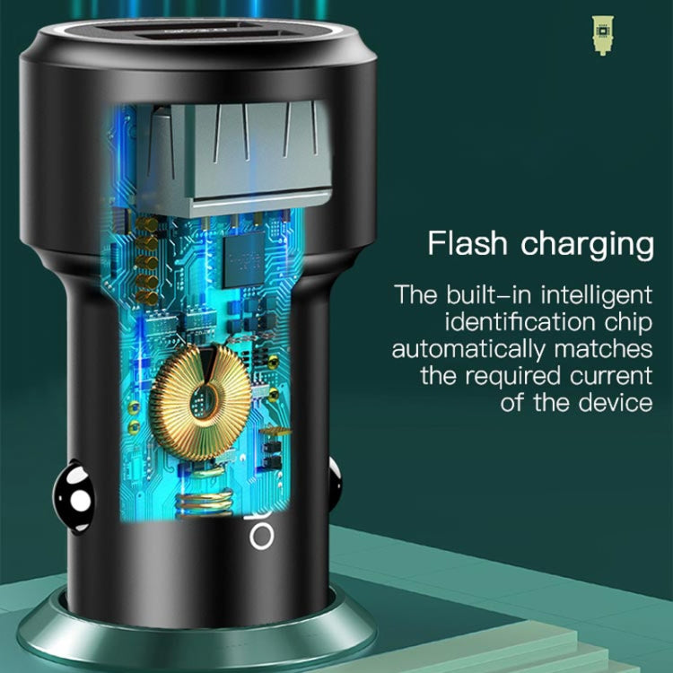 Yesido Y43 Dual USB Port Car Fast Charger Cigarette Lighter 36W Car Charger - HoMEdemic™ 
