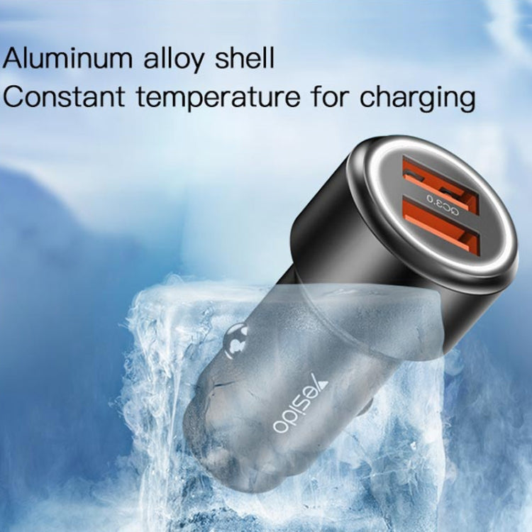 Yesido Y43 Dual USB Port Car Fast Charger Cigarette Lighter 36W Car Charger - HoMEdemic™ 