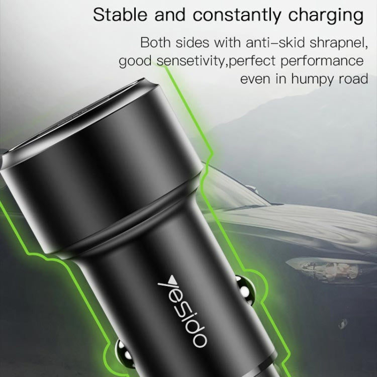 Yesido Y43 Dual USB Port Car Fast Charger Cigarette Lighter 36W Car Charger - HoMEdemic™ 