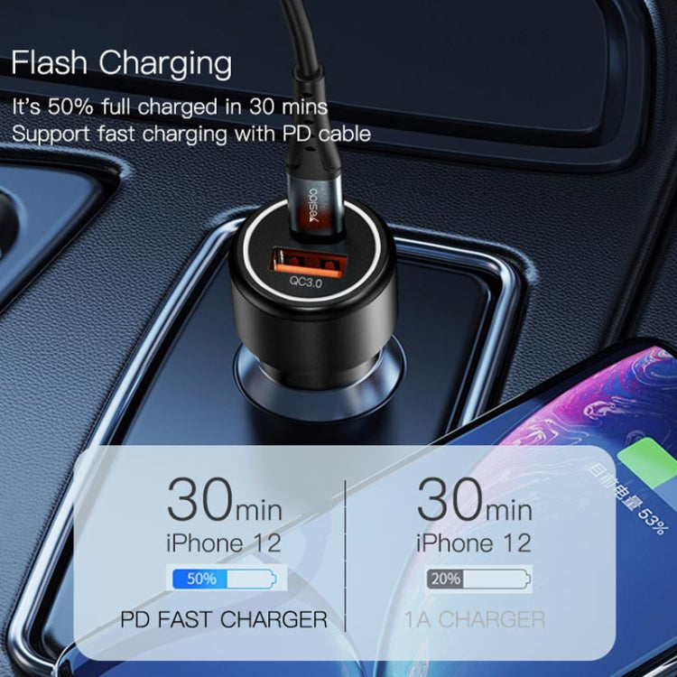 Yesido Y43 Dual USB Port Car Fast Charger Cigarette Lighter 36W Car Charger - HoMEdemic™ 