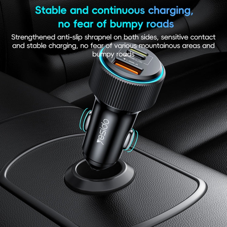 Yesido Y60 38W Car Fast Charging Charger(Black) - HoMEdemic™ 