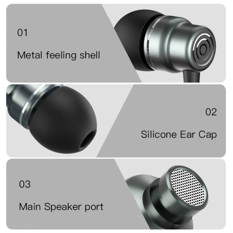 Yesido YH32 3.5mm In-Ear Wired Earphone, Length: 1.2m - HoMEdemic™ 