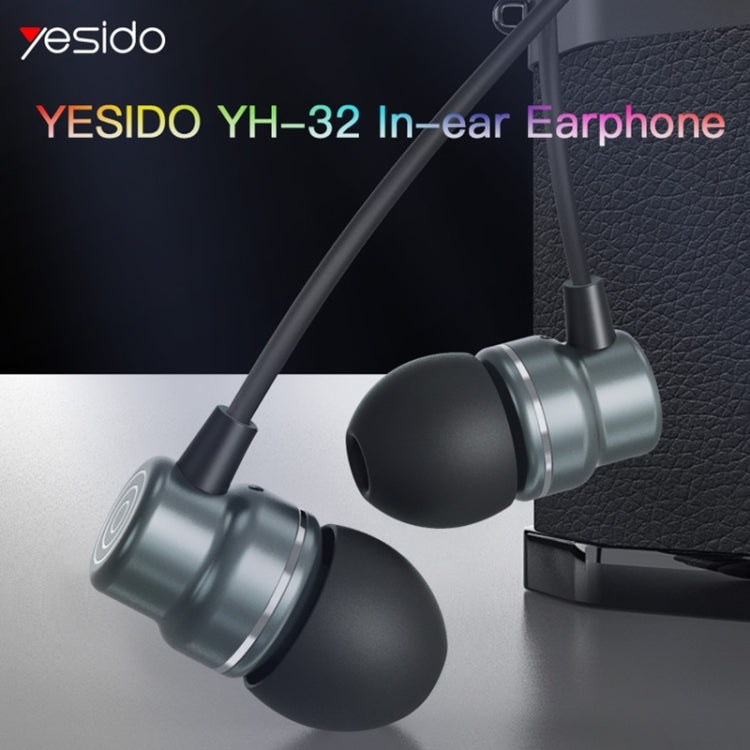 Yesido YH32 3.5mm In-Ear Wired Earphone, Length: 1.2m - HoMEdemic™ 