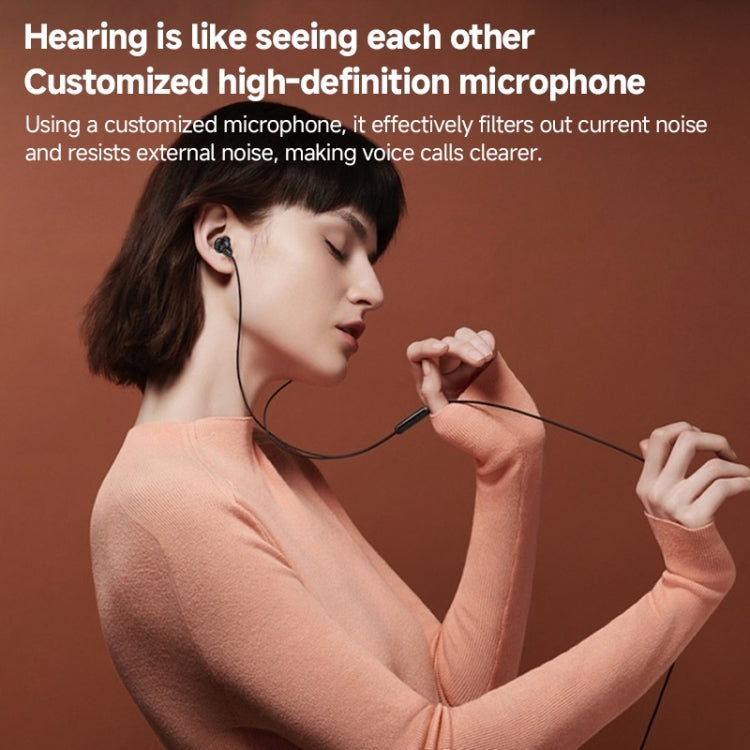 Yesido YH47 3.5mm Metal Line-Control In-Ear Wired Earphone, Length: 1.2m (Black) - HoMEdemic™ 