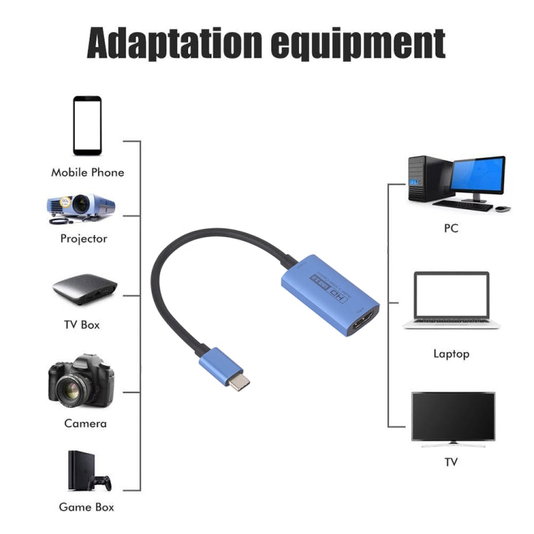 Z29E HDMI/F Female to USB-C / Type-C/M Male HD Video Capture Card, Z29E - HoMEdemic™ 
