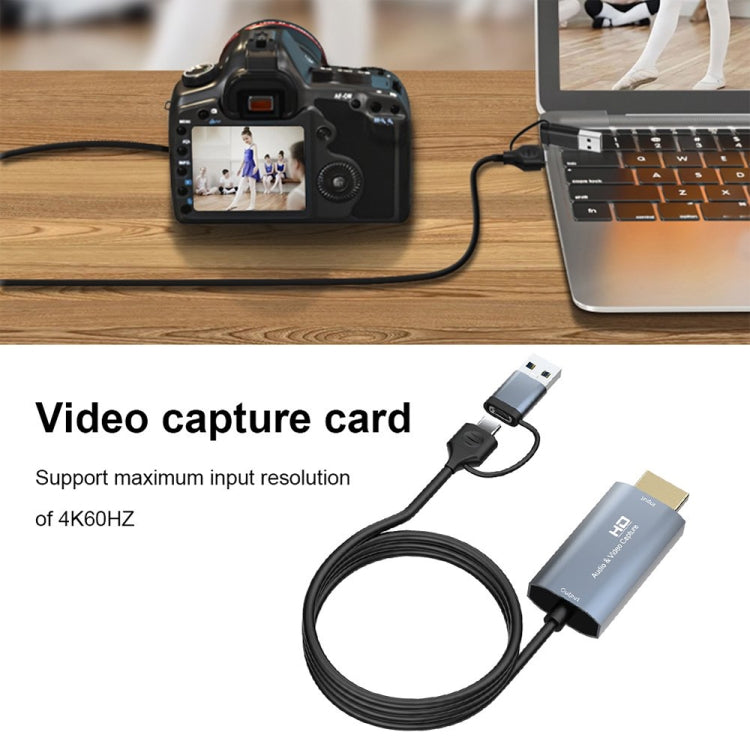 Z36 HDMI/M to USB-Type C/M HD Video Capture Card, Length: 2m, Z36 - HoMEdemic™ 