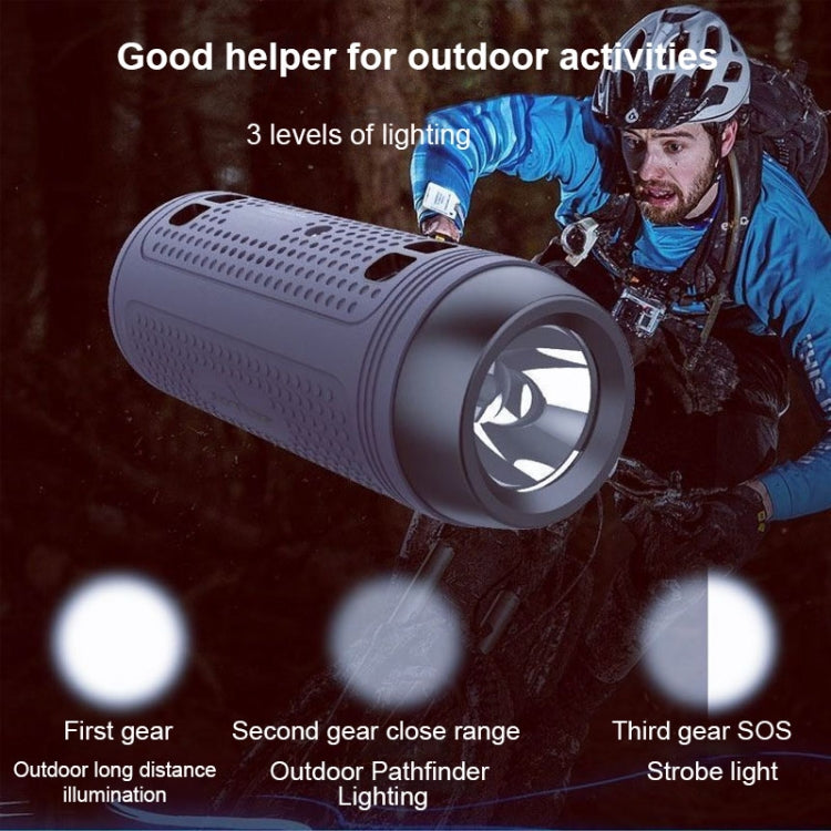 ZEALOT A1 Multifunctional Bass Wireless Bluetooth Speaker, Built-in Microphone, Support Bluetooth Call & AUX & TF Card & LED Lights (Brown) - HoMEdemic™ 