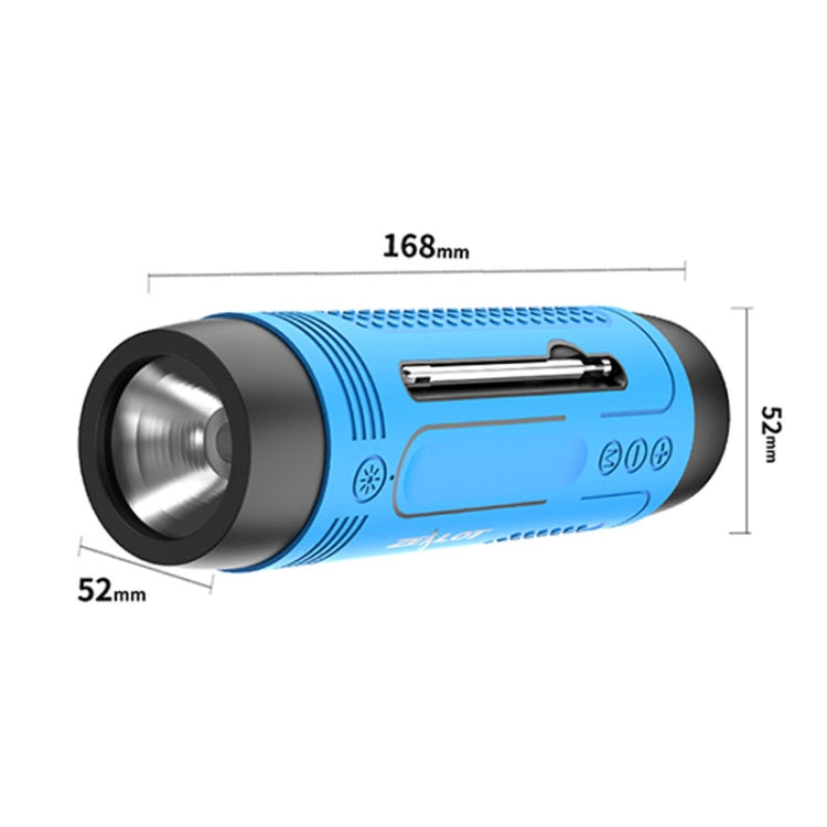 ZEALOT A2 Multifunctional Bass Wireless Bluetooth Speaker, Built-in Microphone, Support Bluetooth Call & AUX & TF Card & LED Lights (Brown) - HoMEdemic™ 