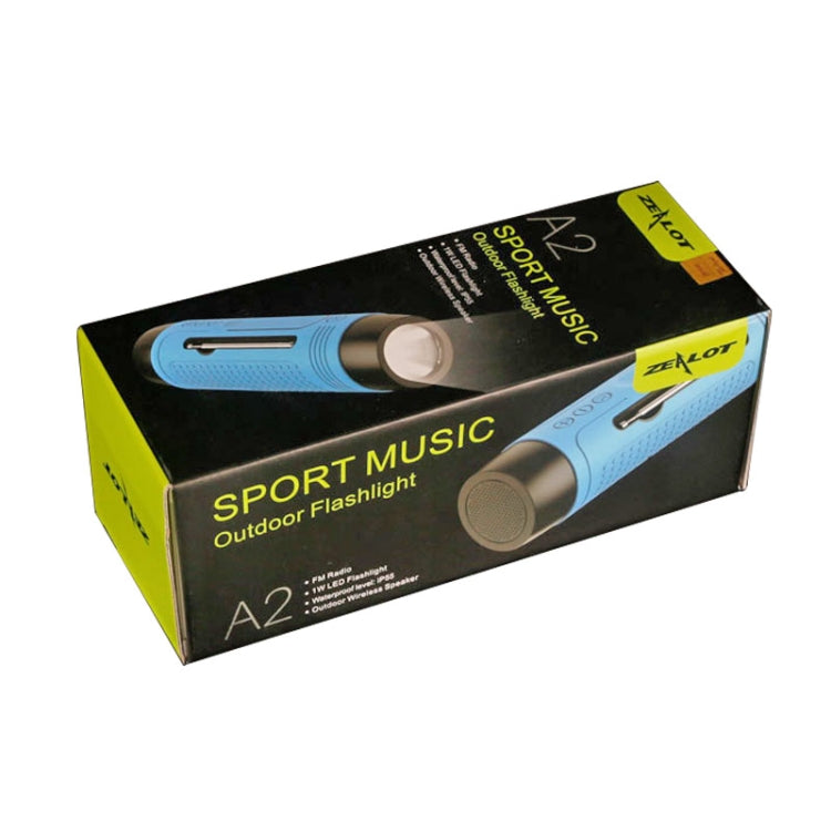 ZEALOT A2 Multifunctional Bass Wireless Bluetooth Speaker, Built-in Microphone, Support Bluetooth Call & AUX & TF Card & LED Lights (Mint Green) - HoMEdemic™ 