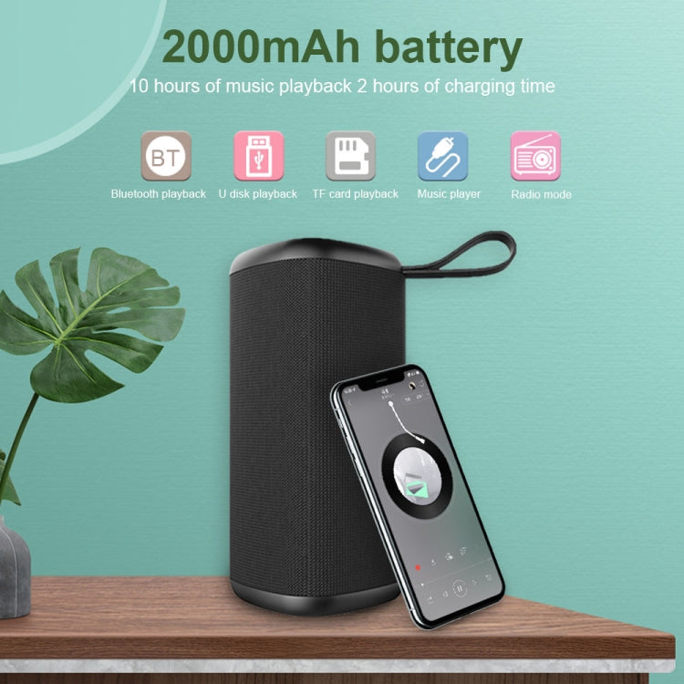 ZEALOT S35 Portable Heavy Bass Stereo Wireless Bluetooth Speaker with Built-in Mic, Support Hands-Free Call & TF Card & AUX (Black) - HoMEdemic™ 