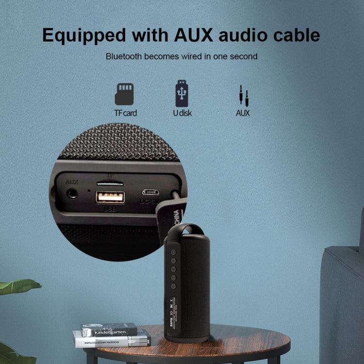ZEALOT S36 Portable Heavy Bass Wireless Bluetooth Speaker with Built-in Mic, Support Hands-Free Call & TF Card & AUX (Black) - HoMEdemic™ 