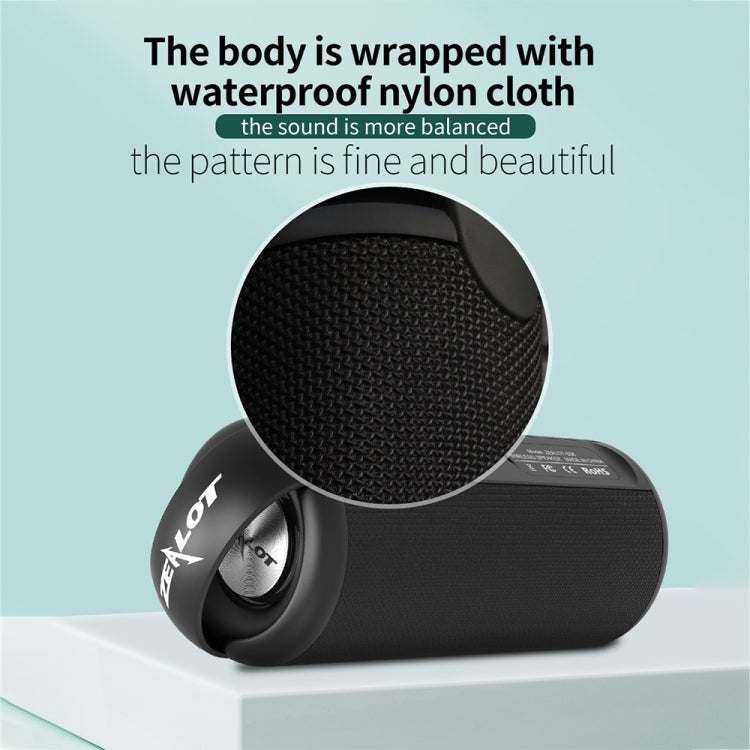 ZEALOT S36 Portable Heavy Bass Wireless Bluetooth Speaker with Built-in Mic, Support Hands-Free Call & TF Card & AUX (Black) - HoMEdemic™ 