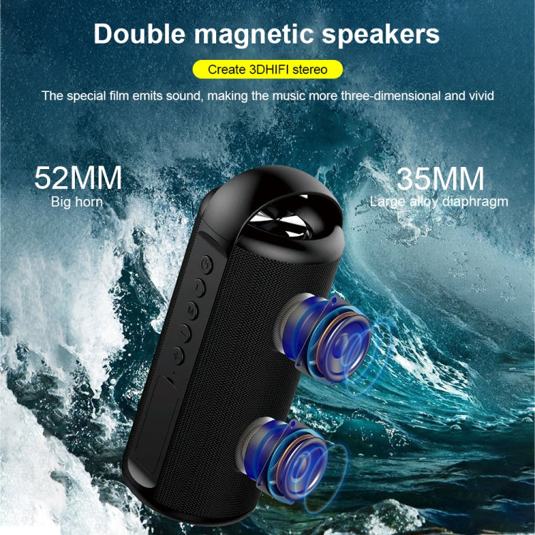 ZEALOT S36 Portable Heavy Bass Wireless Bluetooth Speaker with Built-in Mic, Support Hands-Free Call & TF Card & AUX (Black) - HoMEdemic™ 