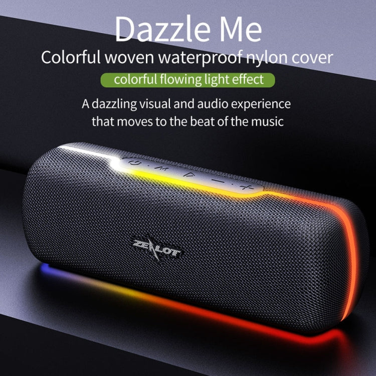 ZEALOT S55 Portable Stereo Bluetooth Speaker with Built-in Mic, Support Hands-Free Call & TF Card & AUX (Black) - HoMEdemic™ 