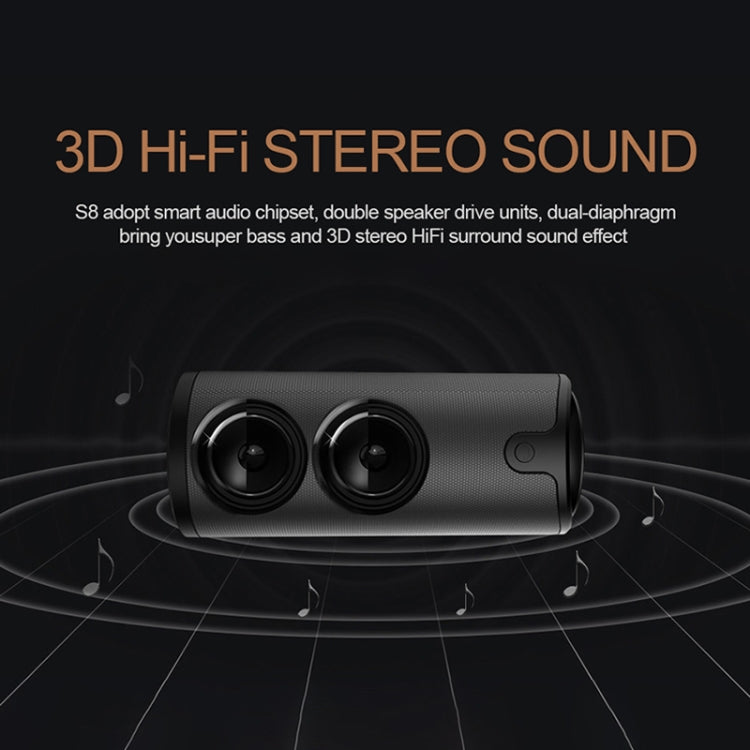 ZEALOT S8 3D Stereo Bluetooth Speaker Wireless Subwoofer Column Portable Touch Control AUX TF Card Playback Handsfree with Mic - HoMEdemic™ 