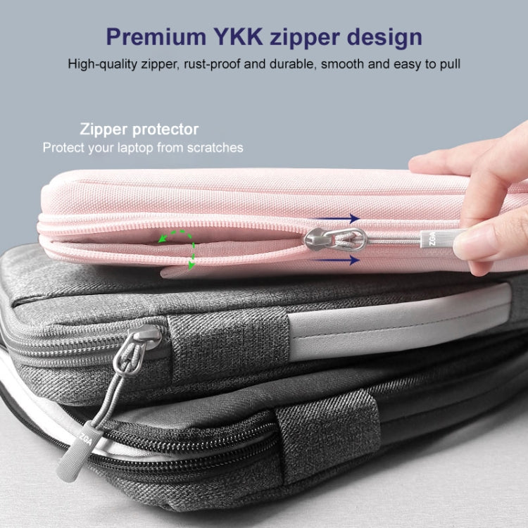 ZGA BG-01 Waterproof Laptop Handbag, Size:14 inch(Pink) - HoMEdemic™ 