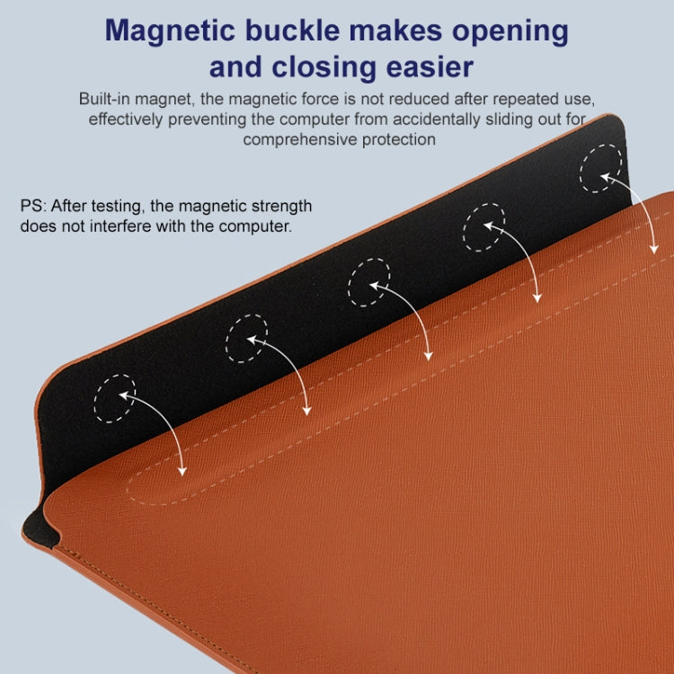 ZGA BG-02 Waterproof Laptop Liner Bag, Size:14 inch(Brown) - HoMEdemic™ 