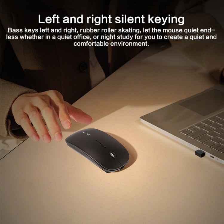 ZGA Chinchilla Dual Mode Wireless 2.4G + Bluetooth 5.0 Mouse(Black) - HoMEdemic™ 